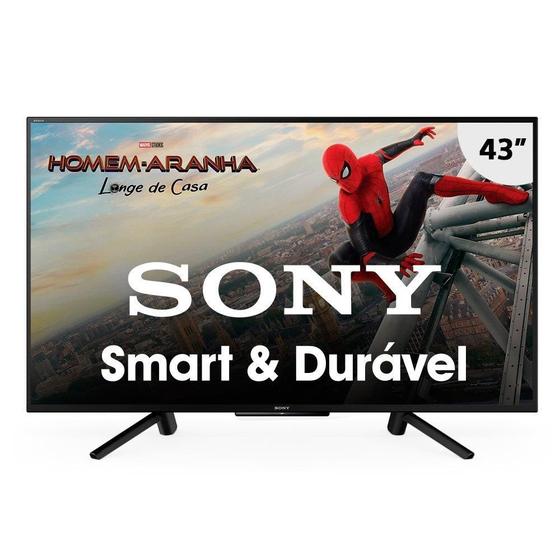 Smart TV LED 43" Sony KDL43W665F Full HD HDR com WiFi 2 USB, 2 HDMI