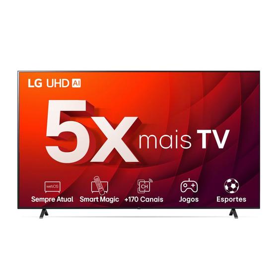 Imagem de Smart Tv Led 50" 50ur8750psa Preto Bivolt LG