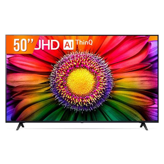 Imagem de Smart TV LED 50" Ultra HD 4K LG 50UR871C0SA ThinQ AI 3 HDMI 2 USB Wi-Fi Bluetooth HDR10