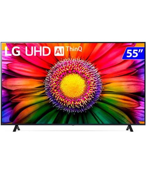 Imagem de Smart TV LED 55"LG UHD 4K IA ThinQ TV HDR10 webOS 23 3HDMI Alexa Wi-Fi