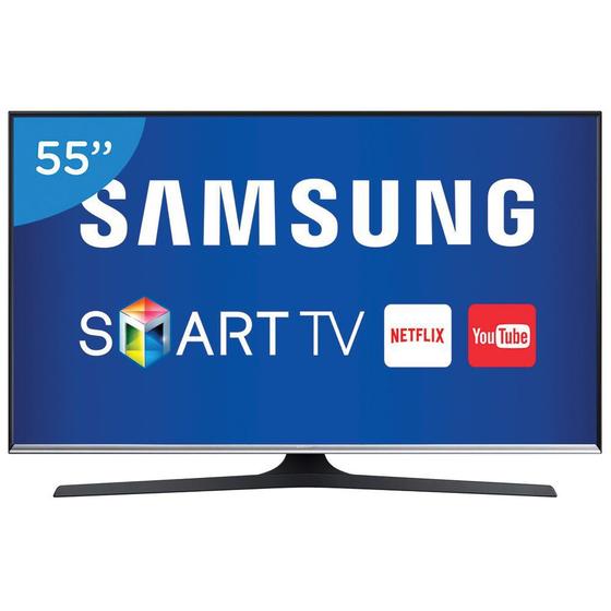 Imagem de Smart TV Led 55P Samsung Full HD Conversor Integrado 2 HDMI 2 USB Wi-Fi - UN55J5300