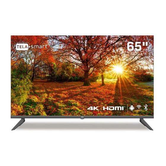 Imagem de Smart TV LED 65" HQ HQSTV65NY Ultra HD 4K Netflix Youtube 3 HDMI 2 USB Wi-Fi