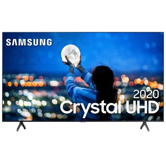 Imagem de Smart TV LED 65" UHD 4K Samsung LH65BETHVGGXZD Crystal UHD, HDR, Borda Infinita, Controle Remoto Único, Bluetooth