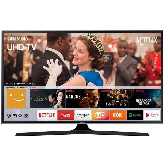 Imagem de Smart TV LED 75" Samsung UN75MU6100 4K Ultra HD HDR com Wi-Fi 2 USB 3 HDMI e 120Hz