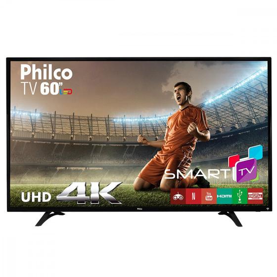Imagem de Smart Tv Led Philco 60 Polegadas Ultra 4K Wi-Fi PH60D16DSGWN