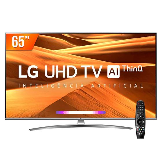 Imagem de Smart TV LED PRO 65'' Ultra HD 4K LG 65UM 761 4 HDMI 2 USB Wi-fi Conversor Digital