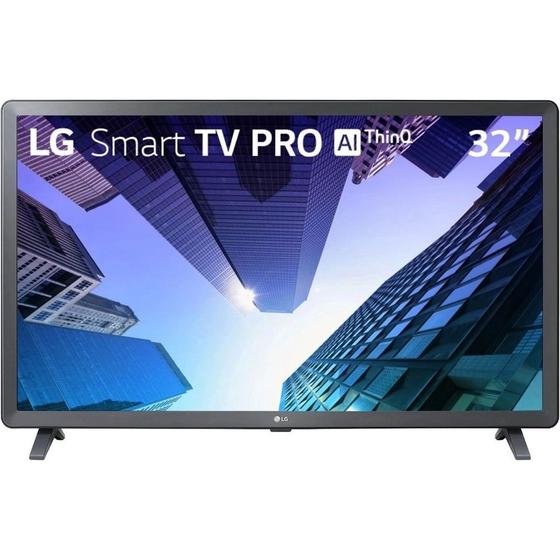 Imagem de Smart TV LG 32" 32LQ621CBSB Wi-Fi Bluetooth HDMI USB ThinQAI compatível com Inteligência Artificial