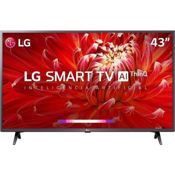 Imagem de Smart TV LG 43" Polegadas LED Full HD, 3 HDMI, 2 USB, Wi-Fi,  Compatível com Inteligência Artificial