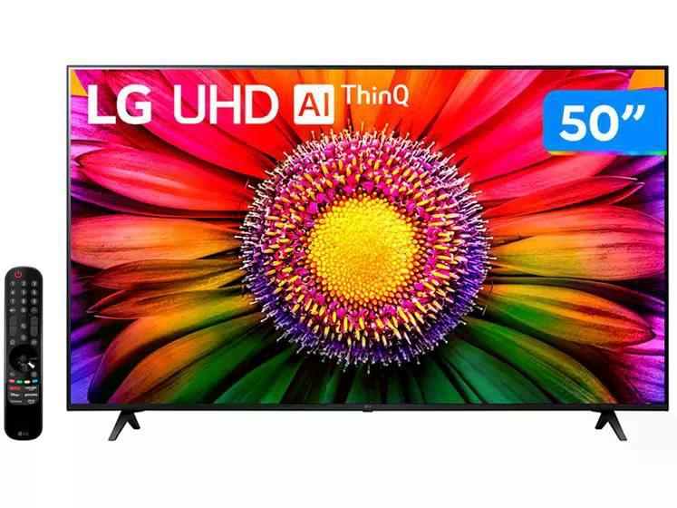 Imagem de Smart TV LG 50" 4K UHD, 3 HDMI, 2 USB, Bluetooth, Wi-Fi, ThinQ AI, Alexa, Google Assistente - 50UR8750PSA