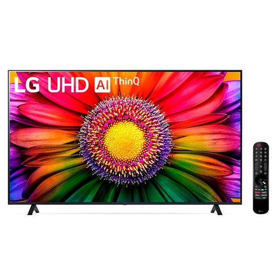 Imagem de Smart TV LG 65 4K UHD HDR Thinq AI Wi-Fi Bluetooth Google Assis. Alexa Apple Airplay - 65UR871C0SA.BWZ