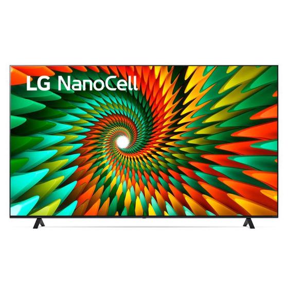 Imagem de Smart TV LG 75" NanoCell 4K UHD ThinQ AI 75NANO77SRA