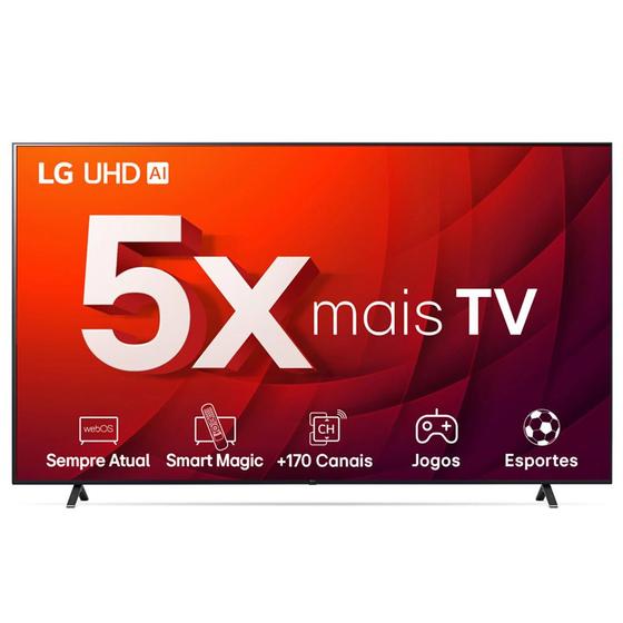 Imagem de Smart TV LG LCD 65" Polegadas 65UR8750PSA UHD ThinQ AI HDR Bluetooth Alexa Google Assistente Airplay