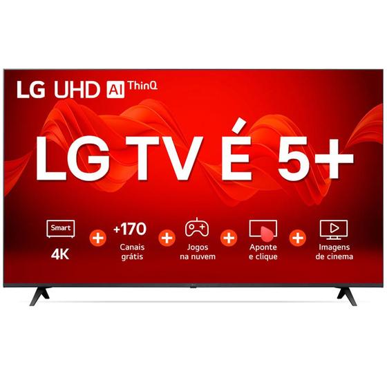 Imagem de Smart TV LG LCD 75" Polegadas 75UR8750PSA UHD ThinQ AI HDR Bluetooth Alexa Google Assistente Airplay