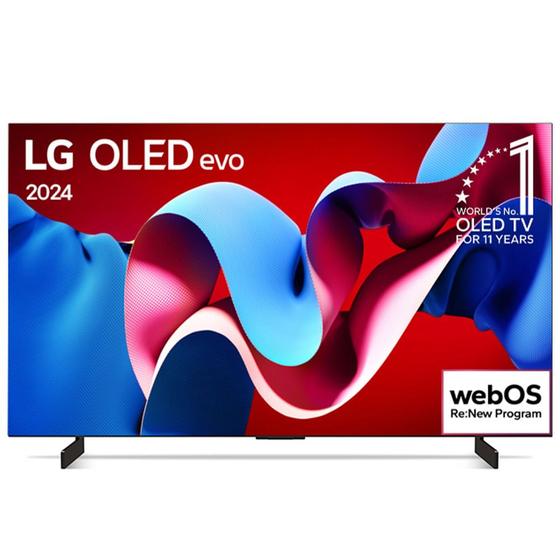 Imagem de Smart TV LG OLED Evo 83" Polegadas OLED83C4, Processador α9 Ger7 AI, Intensificador de Brilho, Design Ultra Slim, e