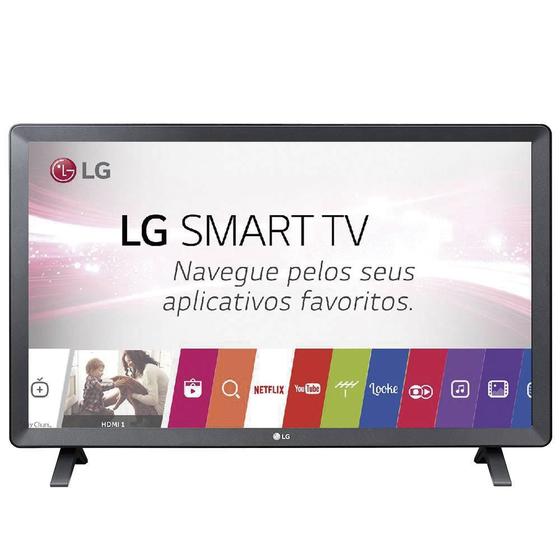 Imagem de Smart TV Monitor LED 23.6 LG, 2 HDMI, 1 USB, Wi-Fi 24TL520S