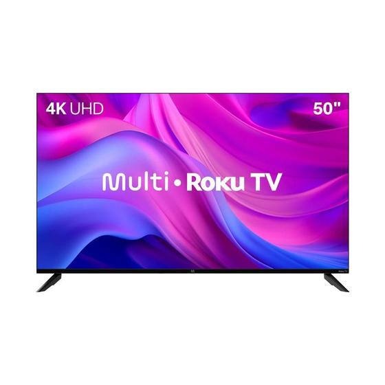 Imagem de Smart TV Multi 50 polegadas TL059M Roku 4K Com Espelhamento de Tela