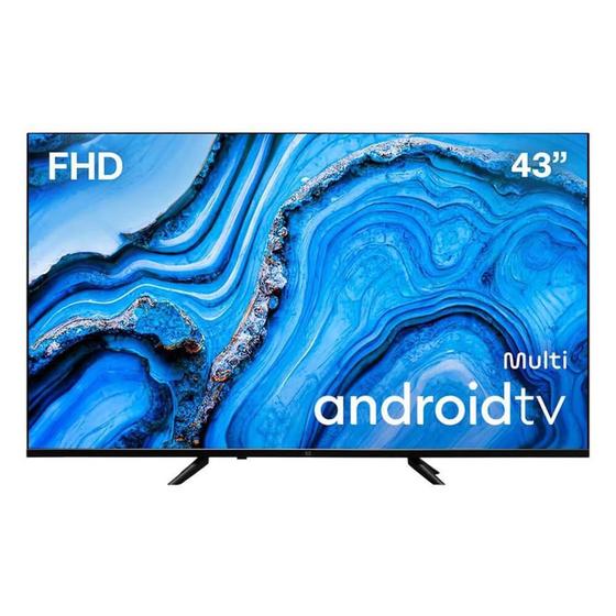 Imagem de Smart TV Multi Full HD 43 polegadas TL066M Android Com Espelhamento de Tela