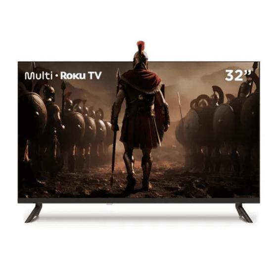 Imagem de Smart TV Multilaser TL052M 32" LED Roku TV