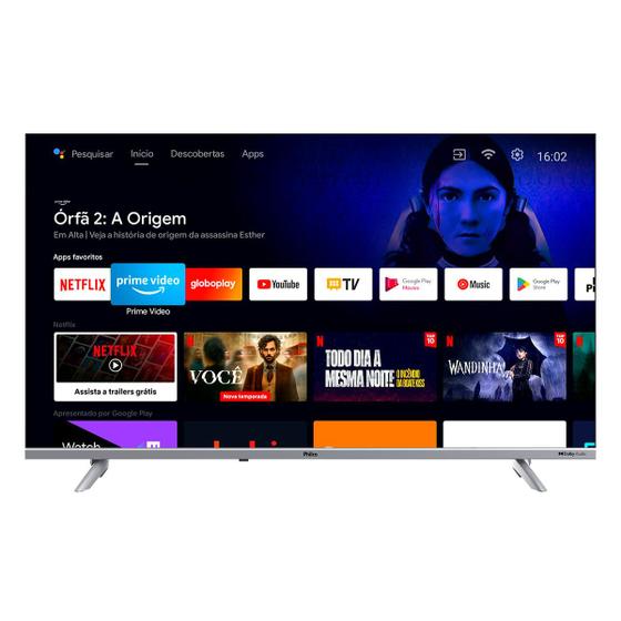 Smart TV Philco 39” Led Android Dolby Audio PTV39E3AASSB Imagem de Smart TV Philco 39” Led Android Dolby Audio PTV39E3AASSB