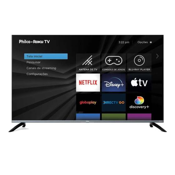 Smart TV Philco 50'' PTV50G70R2CSGBL 4K LED Roku TV HDR10 Menor preço em Smart TV Philco 50'' PTV50G70R2CSGBL 4K LED Roku TV HDR10