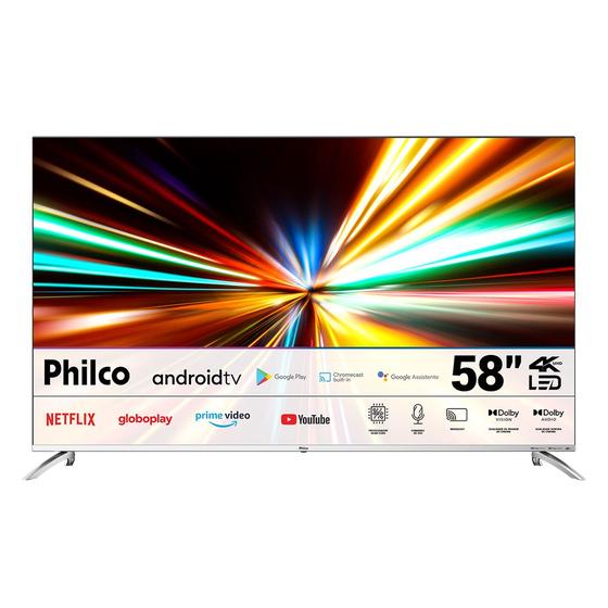 Imagem de Smart TV Philco 58'' PTV58G7PAGCSBL Android TV 4K Led