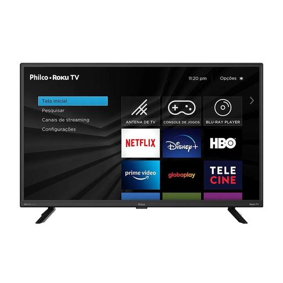 Smart TV Philco PTV32G70RCH LED HD 32'' Roku HDMI USB Wi-fi Menor preço em Smart TV Philco PTV32G70RCH LED HD 32'' Roku HDMI USB Wi-fi