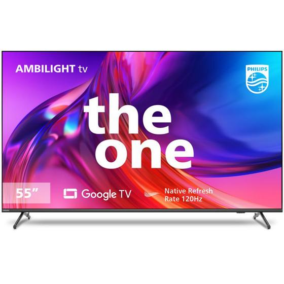 Imagem de Smart TV Philips 55" Ambilight THE ONE UHD 4K LED Google TV 55PUG8808/78