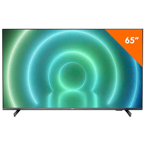 Imagem de Smart TV Philips 65" 4K, Ultra HD LED 65PUG7906/78, Wi-fi Integrado