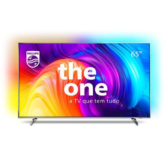 Imagem de Smart TV Philips 65" The One Ambilight 4K UHD LED Android TV 120Hz 65PUG8807/78