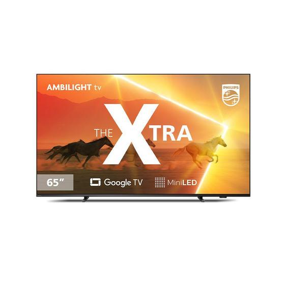 Imagem de Smart TV Philips 65" The Xtra Ambilight Mini LED 4K UHD Google TV 65PML9118/78