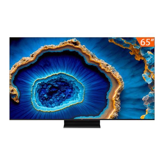 Smart TV QD Mini LED 65" Google TV Ultra HD 4K TCL C755 Comando de Voz HDR10+ 120Hz HDMI 2.1 VRR Menor preço em Smart TV QD Mini LED 65" Google TV Ultra HD 4K TCL C755 Comando de Voz HDR10+ 120Hz HDMI 2.1 VRR
