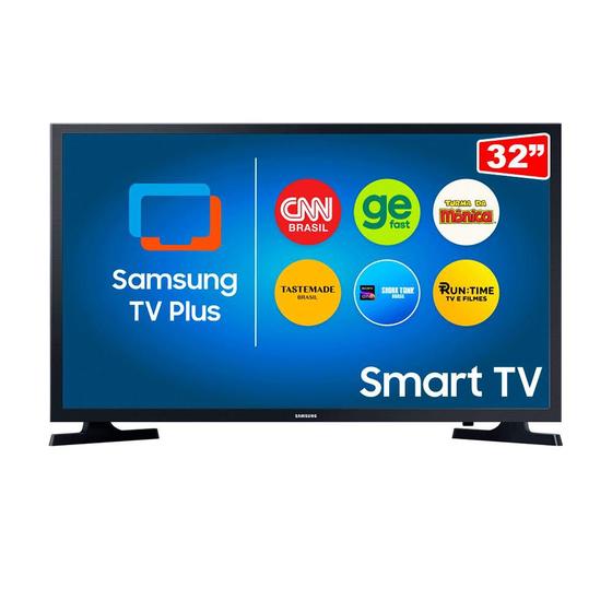 Imagem de Smart TV Samsung 32 polegadas Tizen HD, HDR, Wifi 32T4300 Preto