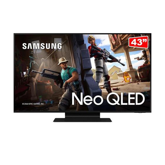 Smart TV Samsung 43" Gaming Neo QLED 4K Mini Led QN43QN90BAGXZD Menor preço em Smart TV Samsung 43" Gaming Neo QLED 4K Mini Led QN43QN90BAGXZD