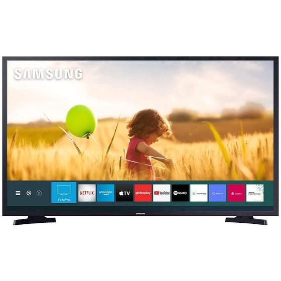 Imagem de Smart Tv Samsung 43 Polegadas Full Hd Hdr Un43t5300agxzd Preto Bvolt