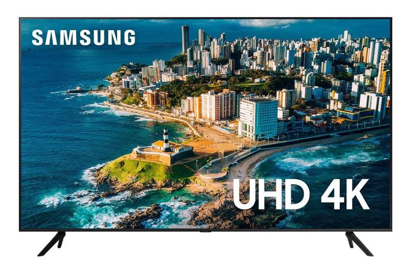 Imagem de Smart TV Samsung 43" UHD 4K 43CU7700 2023, Processador Crystal 4K, Visual Livre de Cabos, Alexa