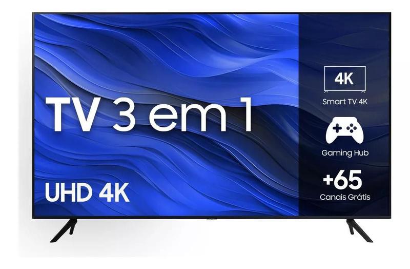 Smart TV Samsung 50" 4K UHD 50CU7700 Crystal 4K Alexa built in Menor preço em Smart TV Samsung 50" 4K UHD 50CU7700 Crystal 4K Alexa built in