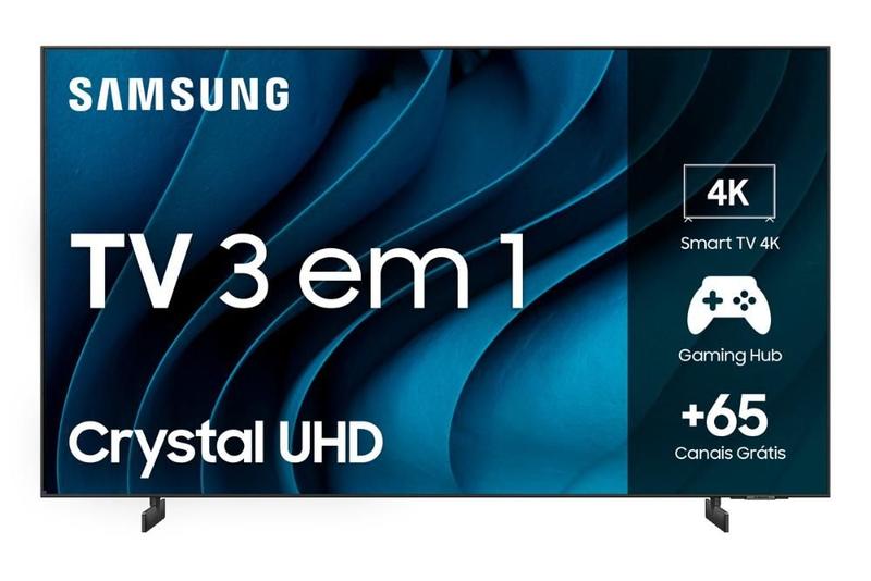 Smart TV Samsung 50" Crystal UHD 4K 50CU8000 Painel Dynamic Crystal Color Imagem de Smart TV Samsung 50" Crystal UHD 4K 50CU8000 Painel Dynamic Crystal Color