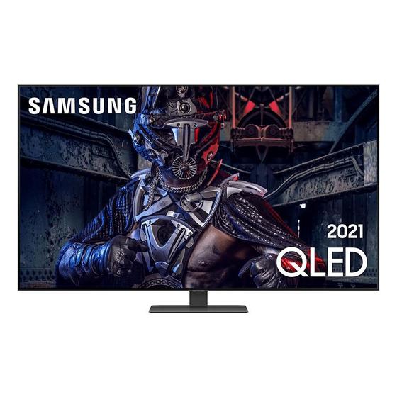 Imagem de Smart TV Samsung 55 Polegadas 4K QLED, 4 HDMI, Processador IA, HDR10+, Tela Infinita, Alexa Built In - QN55Q80AAGXZD
