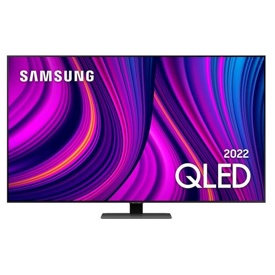 Imagem de Smart TV Samsung 55 Polegadas QLED 4K, 4 HDMI, 2 USB, Wi-Fi, Bluetooth, Modo Game, IA, Alexa e Google Assistente, Preto - QN55Q80BAGXZD
