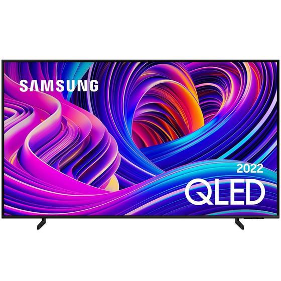 Imagem de Smart TV Samsung 55 Polegadas QLED 4K, HDR, Wi-Fi, Bluetooth, HDMI, USB, Alexa e Google Assistente, Preto - QN55Q60BAGXZD
