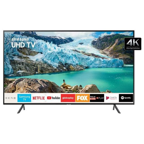 Smart TV Samsung 65 LED UHD 4K UN65RU7100 Smart TV Magazine Luiza