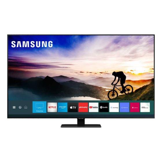Smart TV Samsung QLED 4K Q80T 55", Modo Game, Modo Ambiente 3.0, Borda Infinita TV 4K Ultra HD