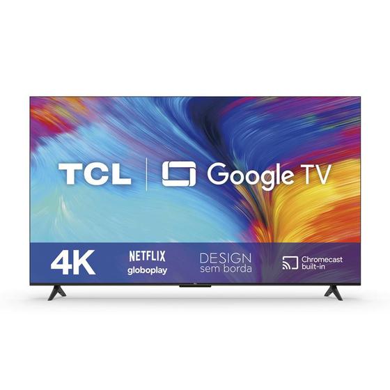 Imagem de Smart TV TCL  43" LED 4K 3 HDMI WI-FI Google Assistente Chromecast Bluetooth 43P635