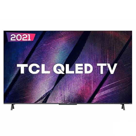 Imagem de Smart TV TCL 55 Polegadas QLED 4K UHD, Google TV, 3 HDMI, 2 USB, Bluetooth, Wi-Fi, Alexa e Google Assistente, IA - 55C725