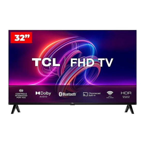 Imagem de Smart TV TCL LED 32" Full HD S5400AF ANDROID TV, Wi-Fi e Bluetooth integrados