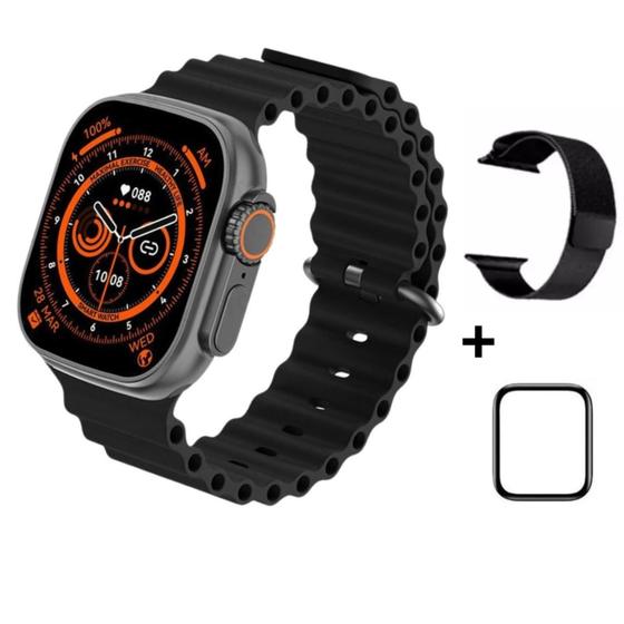 Smart Watch W68 Ultra Serie 8 Nfc Tela 2,0 Max 49mm Original Menor preço em Smart Watch W68 Ultra Serie 8 Nfc Tela 2,0 Max 49mm Original