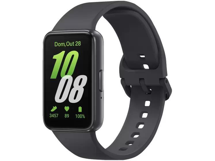 Imagem de Smartband Samsung Galaxy Fit3 Grafite - SM-R390NZAAZTO