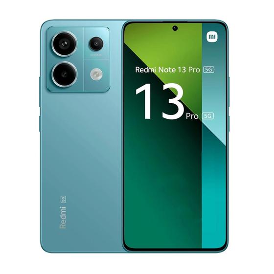 Celular Smartphone Xiaomi Redmi Note 13 Pro 5g 256gb Azul - Dual Chip