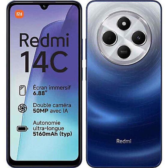 Imagem de Smartphone 14C 128GB - 4GB RAM - Dual Sim 6.88"  (Starry Blue) Azul