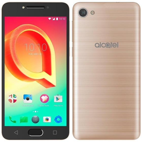 Imagem de Smartphone Alcatel A5 Led Max, Dual Chip, Dourado, Tela 5.2", 4G+WiFi, Android 6.0, 16MP, 32GB